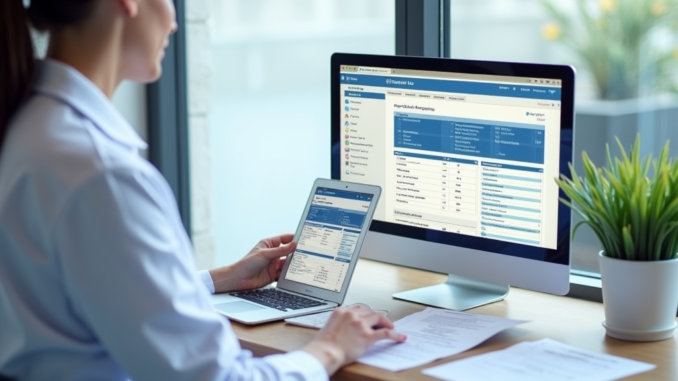 Employer dashboard view in Allied healthcare provider portal